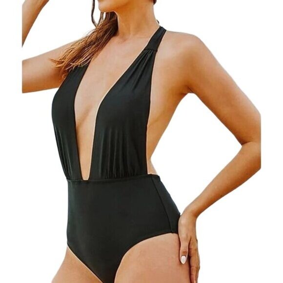 Other - Boutique Brand plunging neckline 1 piece swimsuit